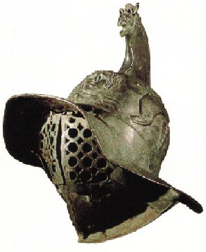 Pompeji thraex ábrázolás